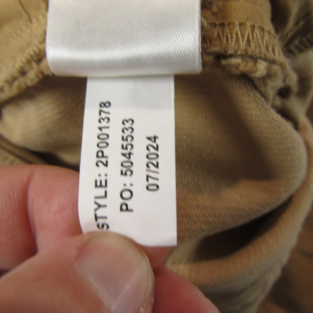 Vineyard Vines Womens Corduroy Pants 34 x 27 Tan Kick Flare Stretch Cotton - Picture 7 of 9